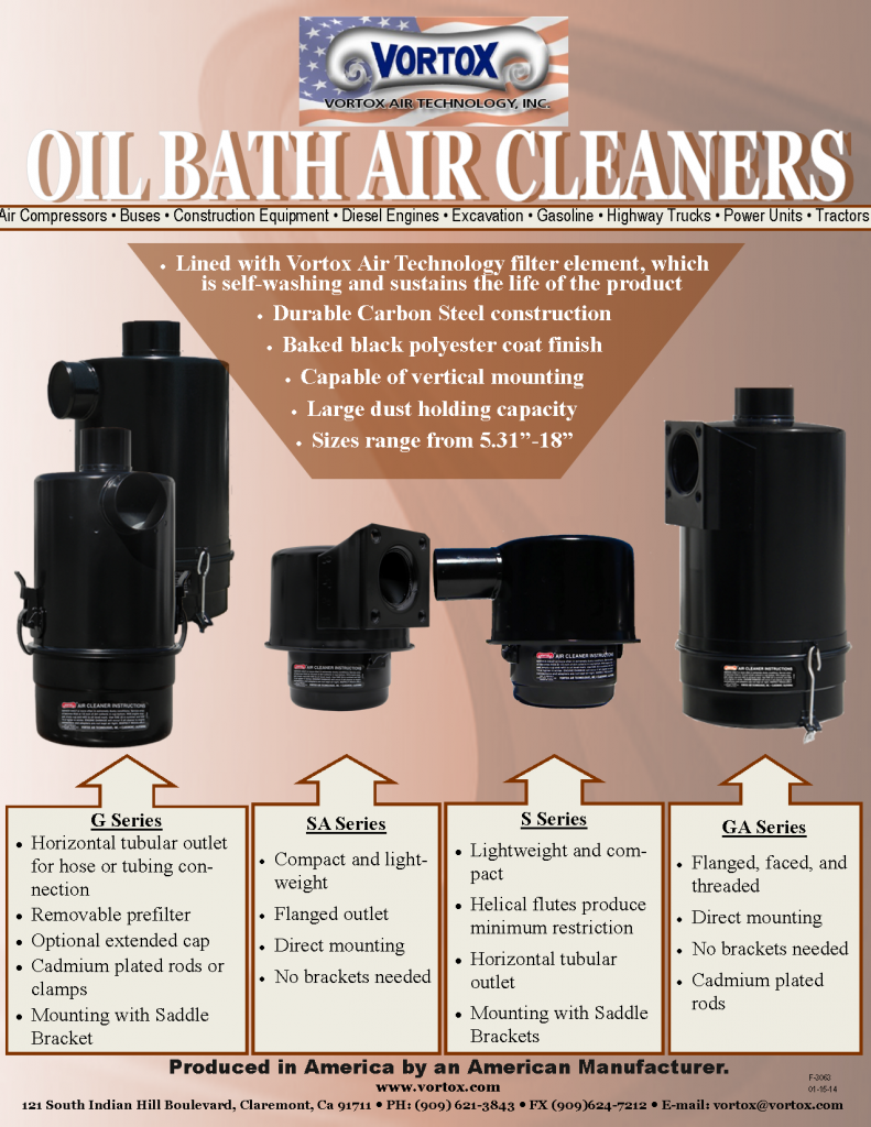 Facebook Oil Bath Air Cleaners