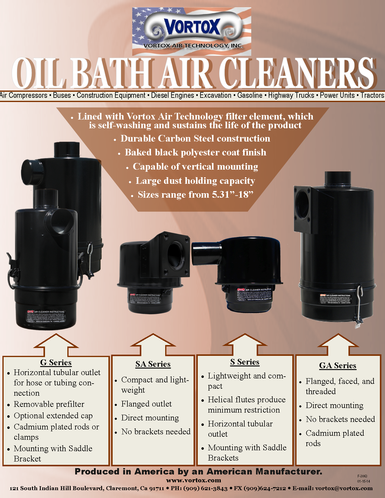 Product Spotlight Vortox Oil Bath Air Cleaners Vortox Air Technology